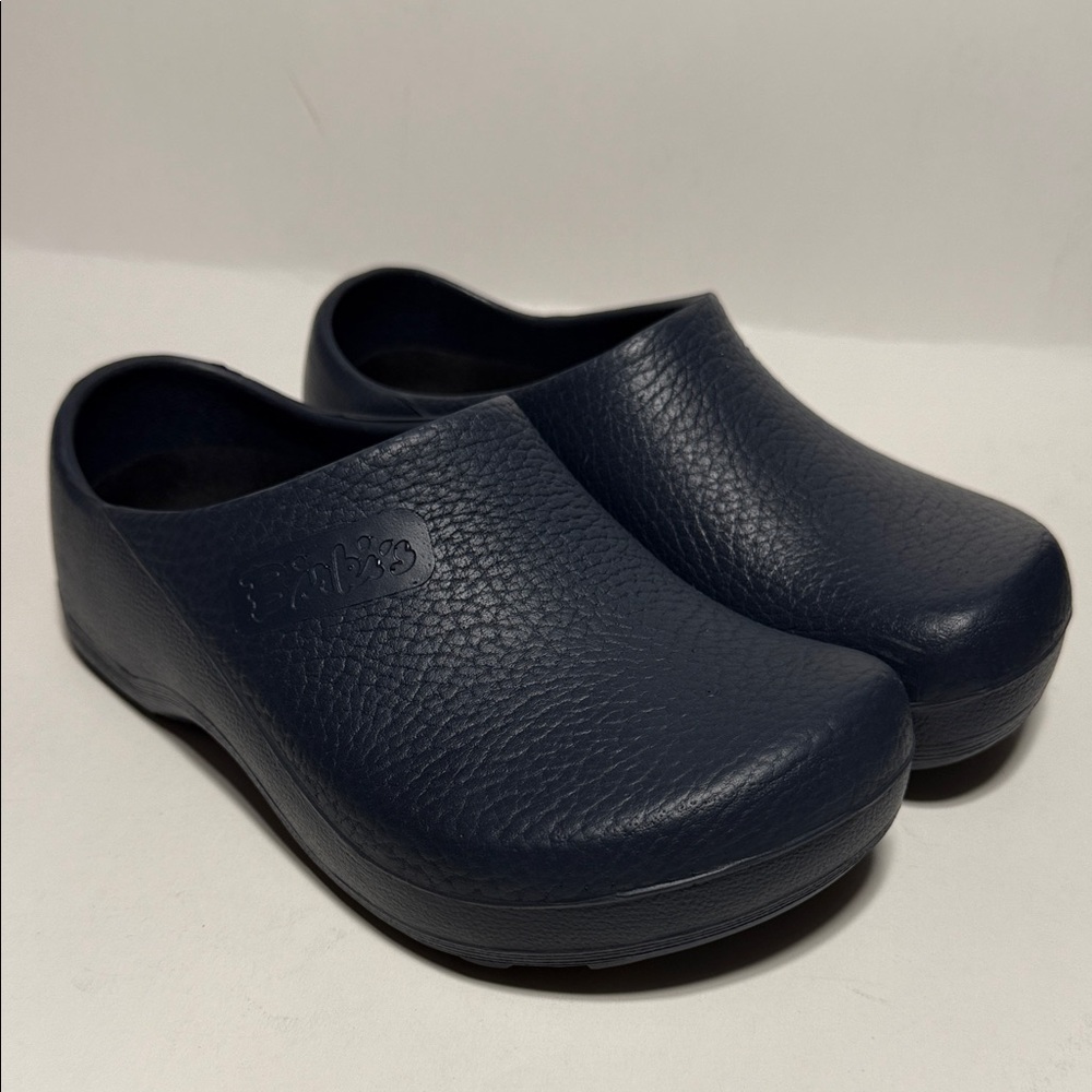 Birkenstock Navy Blue Slip-On Clogs